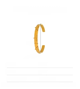 Paramètres de taille détaillés pour bracelet libellule doré avec diamètre de 62 mm