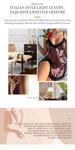 Detail of silk leopard print chemise with black lace trim and sexy side slit design