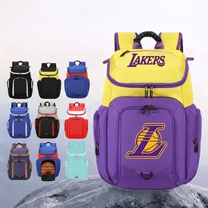 Large Capacity Basketball Sports Backpack Oxford Cloth Waterproof Travel Training Bag For Men Women Youth