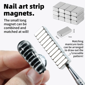 Cat Eye Nail Magnet Stick For Crocodile Pattern Manicure Professional 3D Magnetic Nail Art Tools DIY Salon