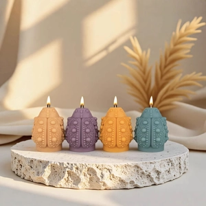 Beetle Bee Animal Shape Silicone Mold For DIY Aromatherapy Candle Soap Resin Craft Handmade 3D Decorative Tool