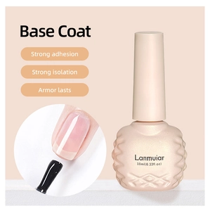 Lanmuiar 10ml base coat nail polish with strong adhesion and long-lasting protection