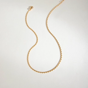Collana a catena moderna in acciaio inossidabile placcato oro 18K con chiusura