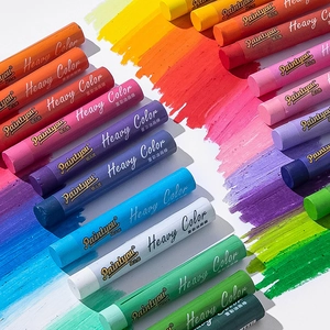 Vibrant 36-color heavy oil pastels set for artistic painting and creative graffiti drawing