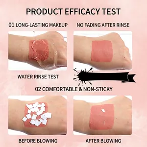 Waterproof velvet matte liquid lipstick in warm bean paste red with non-stick finish