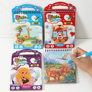 Magic Water Painting Book Reusable Doodle Drawing Boards Educational Learning Toys For Toddlers Children Mess Free