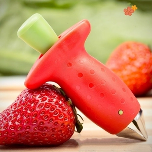 Strawberry Huller Stainless Steel Fruit Stem Remover Tomato Corer Creative Kitchen Gadget For Berry And Tomato