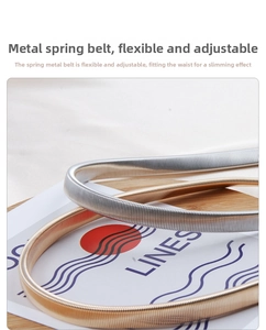 Close-up of flexible gold and silver metal spring belts showing elastic texture
