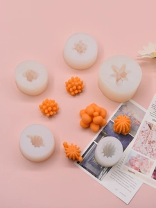 DIY cactus silicone molds for succulent shaped candles and resin crafts in 5 sizes