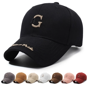 Casquette De Baseball En Coton Broderie Lettres 3D Réglable Protection Solaire Outdoor Casual Vintage Streetwear Unisexe
