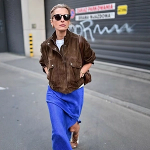 Women Retro Suede Moto Jacket Stand Collar Relaxed Fit Vintage Casual Outerwear Zip Up Pocketed Coat Solid Brown