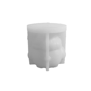 Stampo in silicone traslucido per candele a pulcino cartoon fai-da-te e lavori artigianali
