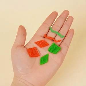 Tiras Y Bloques De Pimiento Artificial PVC Rebanadas De Verduras Falsas Realistas Para Decoración De Cocina Accesorios De Fotografía Manualidades DIY