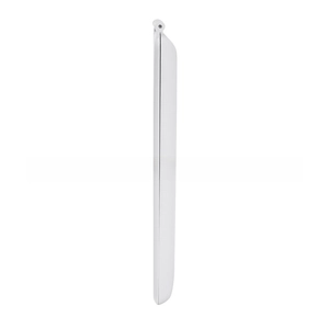 Slim side profile of the folding LED travel mirror with minimalist ultra-thin design