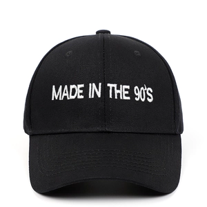Vintage Made In The 90s Embroidered Baseball Cap Cotton Adjustable Streetwear Sun Hat For Men Women Outdoor Fashion