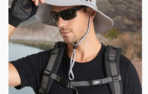 Chapeau de soleil à large bord avec maille respirante pour la pêche et randonnée