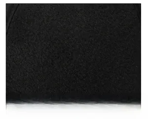 Close-up of thick thermal fleece fabric showing soft texture for winter baseball caps
