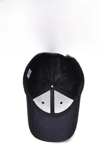 Detailed interior view of a breathable baseball cap showing mesh structure and buckle