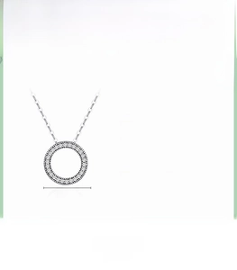 Détails du collier en argent 925 avec pendentif cœur ajouré et dimensions de 1,35 cm