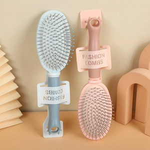Portable air cushion hairbrush with cute animal ears for scalp massage and detangling