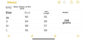 Detailed size guide and size chart for the summer floral print sundress with zipper back