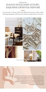 Three-piece champagne silk pajama set featuring a V-neck camisole, shorts, and trousers