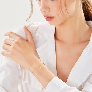 925 silver ocean bracelet with 14K gold plating featuring starfish and turtle charms
