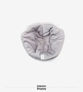 Detailed view of the soft grey fleece lining inside the winter Lei Feng hat for men