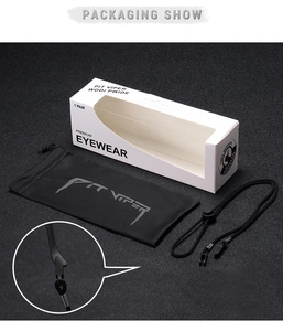 Set occhiali da sole sportivi polarizzati con scatola premium, custodia e cordino