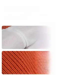 Détail de la maille en laine et doublure douce pour bonnet d'hiver pour enfants
