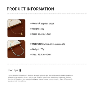 Guide détaillé des tailles et matériaux pour colliers bohèmes en perles avec cuivre et zircon