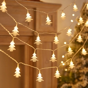 LED String Lights Christmas Star Snowflake Ball Fairy Decor Battery USB Powered Waterproof For Indoor Outdoor Party