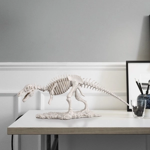 Modèle de squelette de fossile de Tyrannosaure Rex rétro pour décor de bureau pro