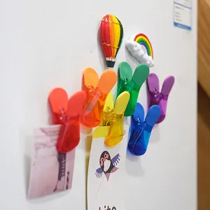 Clip magnetiche colorate per snack e chiusura alimenti con graziose forme di arcobaleno