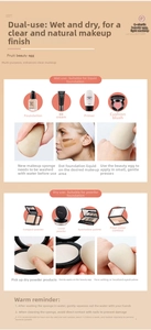 Detailed guide for dry and wet use of soft makeup sponges for foundation and powder