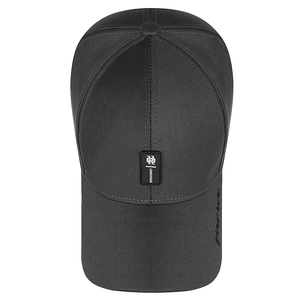 Dunkelgraue Business-Baseballkappe für Herren mit Stickerei und verstellbarem Riemen
