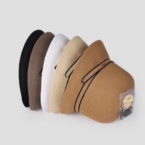 Pack de 5 sombreros de paja japoneses anti-UV con hebillas de metal y protección UPF 50+