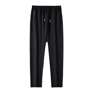 Pantalones De Deporte Para Hombre Joggers Poliéster Spandex Cordón Cintura Elástica Bolsillos Con Cremallera Casual