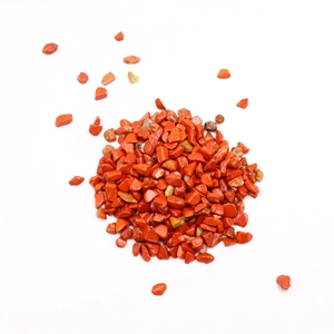 Bulk red jasper natural crystal crushed stones for aquarium decor and landscaping