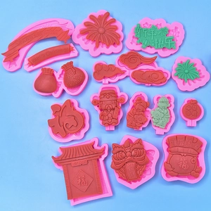 Moules à pâtisserie en silicone pour gâteaux et chocolats avec motifs festifs