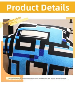 Close-up of soft plush fabric showing clear pixel pattern and fine fiber texture