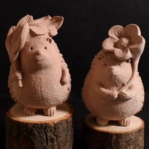 3D hedgehog silicone mold for handmade candles and decorative plaster crafts