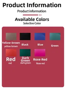 Options de couleur pour l'ensemble de yoga sans couture, tissus noir, rouge et vert