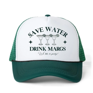 Cappello Trucker Divertente Save Water Drink Margs Rete Posteriore Regolabile Traspirante Protezione Solare Berretto Da Baseball