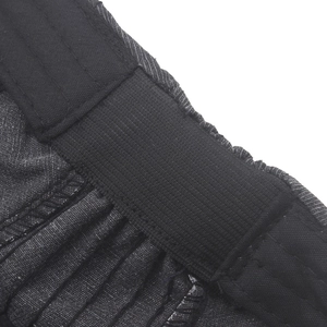 Detail of a men cotton flat cap elastic back seam and twill fabric texture