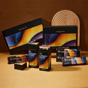 Professional Coloured Pencils Art Drawing Oily Basswood Set For Kids Students Artists Vibrant Colors Art Supplies
