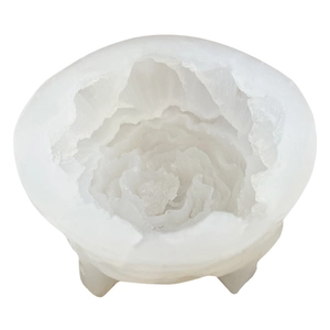 Peony flower silicone mold for handmade candles and DIY cake fondant baking tools