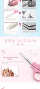 Detailed comparison of baby safety nail kit versus adult tools with round tips