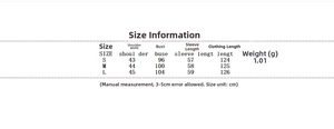 Size chart for women long casual trench coat with shoulder, bust, and length measurements