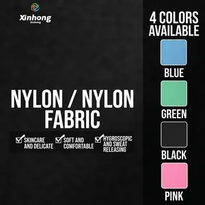 Combinaison de yoga à manches courtes en nylon avec options bleu vert noir rose